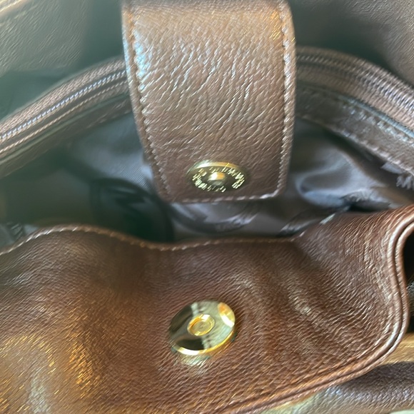 MICHAEL KORS leopard and brown and gold leather bag - Picture 12 of 14